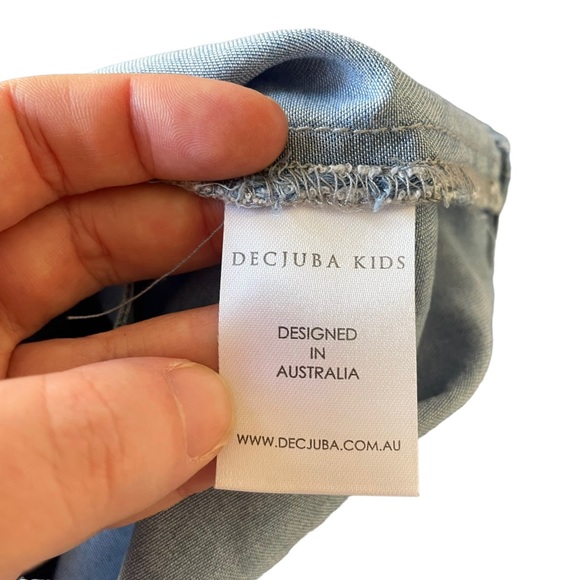 DECJUBA KIDS Sz14 Denim long sleeve dress with sleeve length options - Picture 15 of 15
